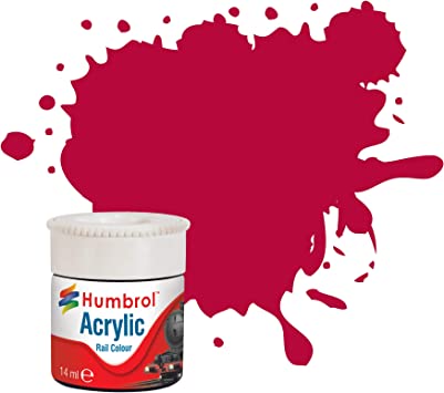 Akrylfärgskena Färger Carmine