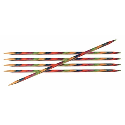 KnitPro Symfonie Strømpepinde 10cm 3.75mm  - 5 stk