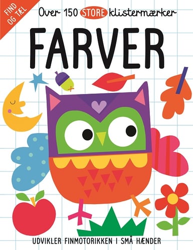 150 klistermærker - Farver