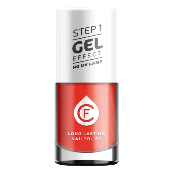 Cosmetica Fanatica CF Gel Effekt, X-243 neglelak gele Rød 11 ml ⎮ 4054495005671 ⎮ Nv_000686 