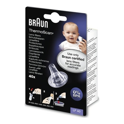 Braun, Linsefilter til termometer, 40 stk. ⎮ 4022167400062 ⎮ AU_356307 