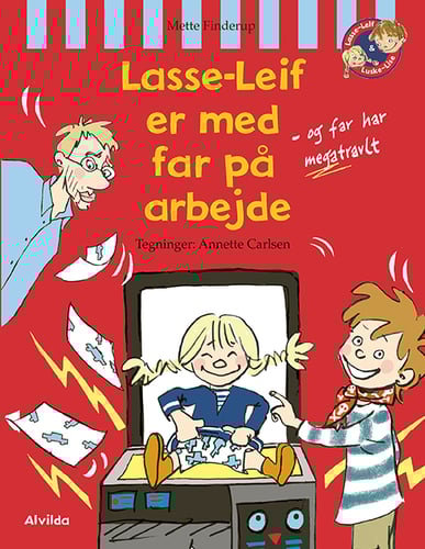 Lasse-Leif er med far på arbejde (og far har megatravlt)