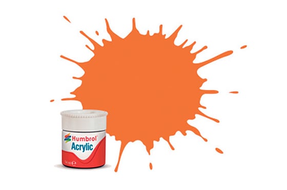 Akrylfärg Orange 14Ml - Klar Ersättning