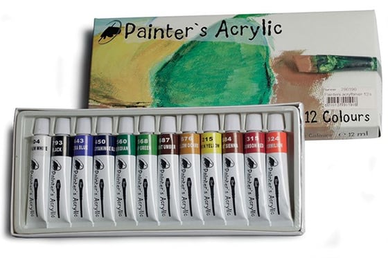 Painters acrylfarver 12ml 12stk ass. ⎮ 5700137901908 ⎮ VE_790190 