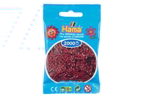 Hama Mini Perler Rødbrun