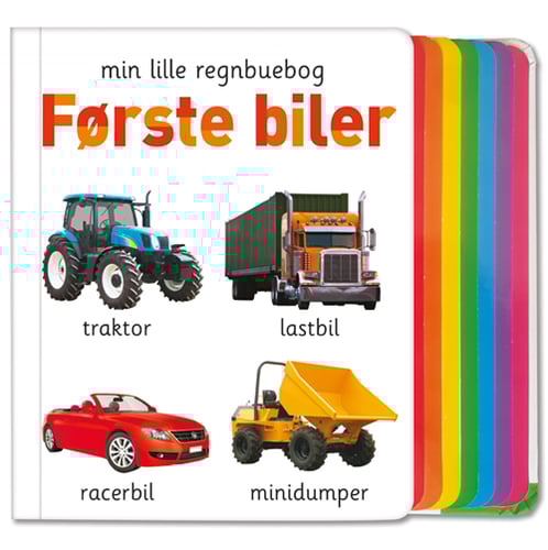 Min lille regnbuebog - Første biler