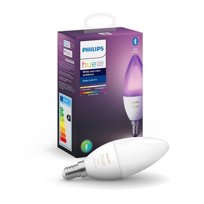 Philips Hue White and Color ambiance E14 pære
