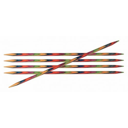 KnitPro Symfonie Strømpepinde 10cm 2.50mm  - 6 stk