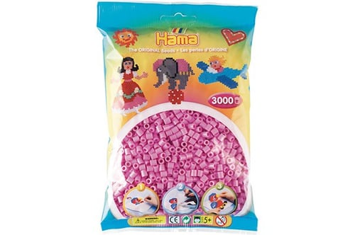 Hama Midi Perler 3000stk Pastel Pink