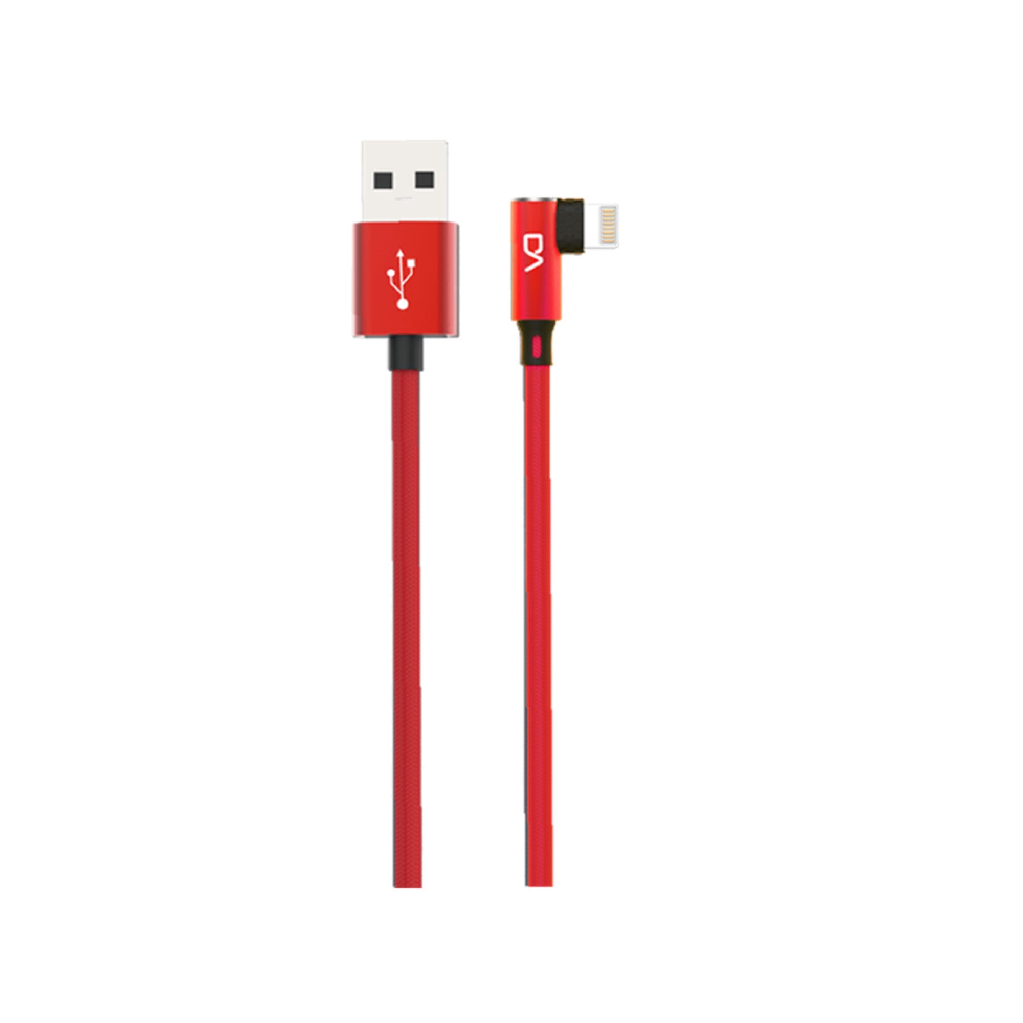 Marvo - Laddkabel 90º Usb A Lightning Iphone 1 Meter 3A Marvo