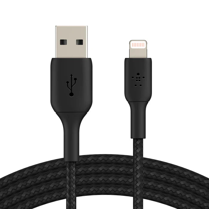 USB til Lightning Iphone kabel 1meter sort