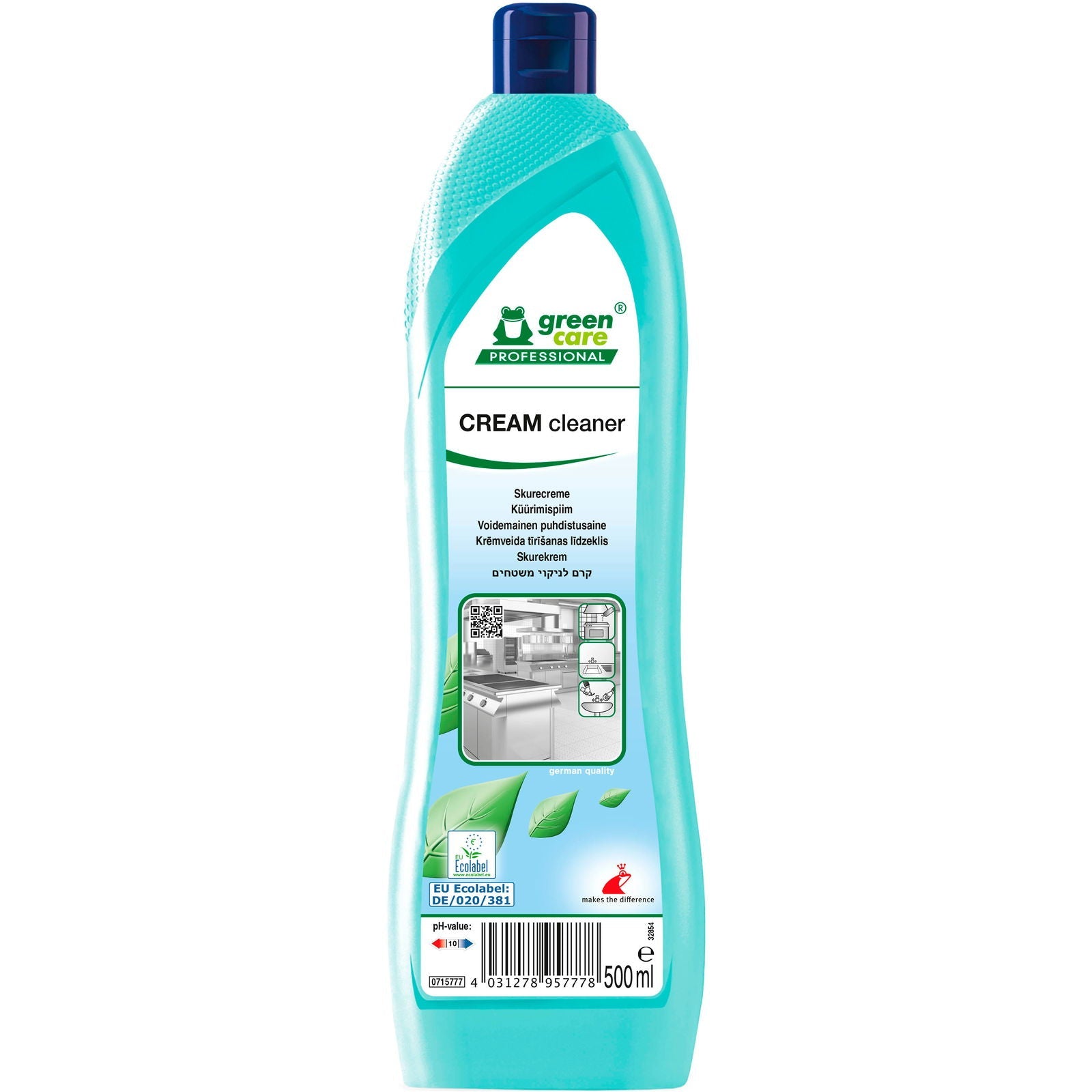 Professional Green Care Skurecreme creamcleaner 500ml