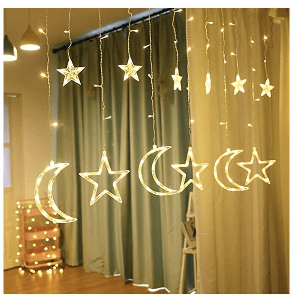 Star & Moon Led Garland +4M - Multifunktion