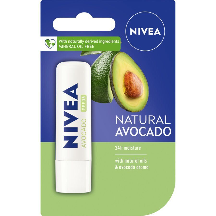 Nivea Läppbalsam 4,8G Naturlig Avokado 24H