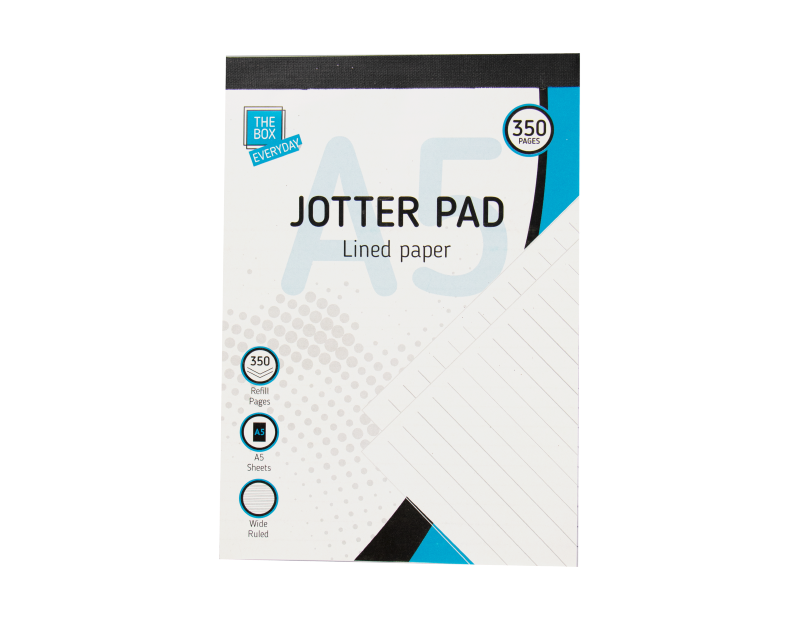 The box - A5 linieret blokhæfte 350sider