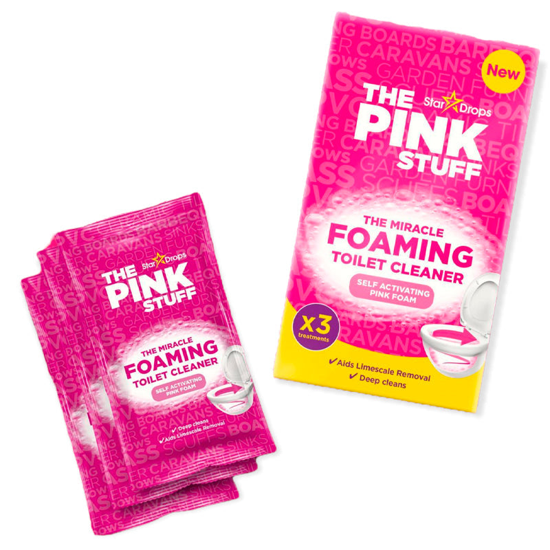 The Pink Stuff - Power Foaming Toilet Cleaner 3X Behandlingar